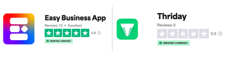 Easy Business App vs Thriday
